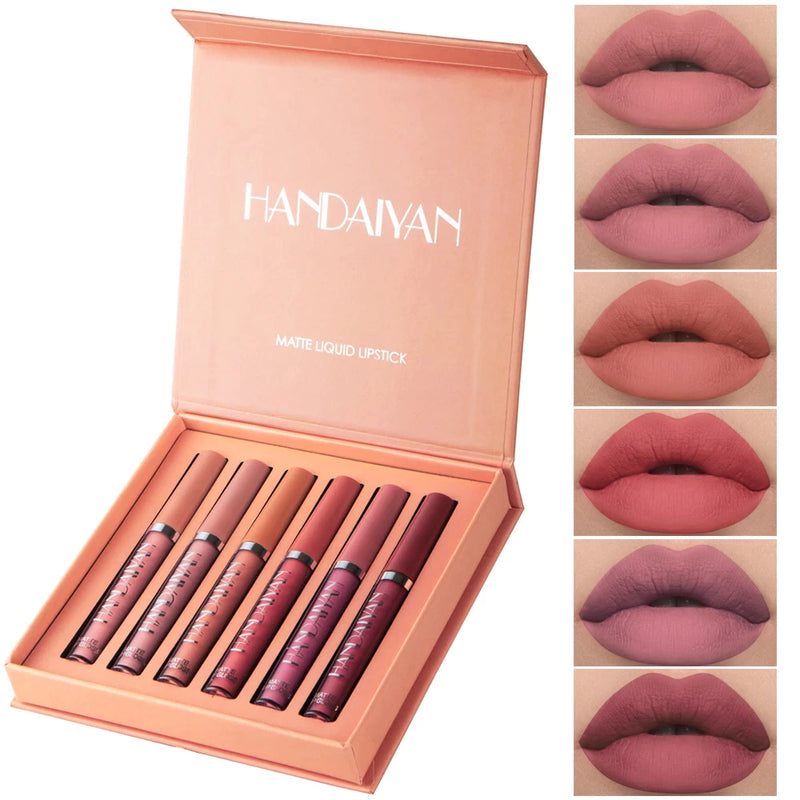 Batom Beauty Lip Handaiyan Longa Duração- Compre 3 Leve 6 / Oferta Válida Enquanto Durar O Estoque!